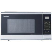 SHARP R270S, microwave (silver)