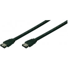 LogiLink e-SATA Cable, 2x male, чёрный...