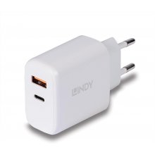 Lindy USB Ladegerät Typ A & C Charger 30W...