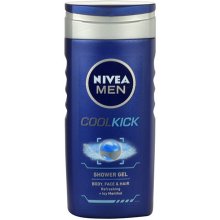 Nivea Men Fresh Kick Shower Gel 250ml - 3in1...