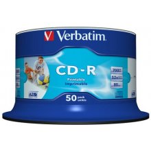 Verbatim CD-R AZO Wide Inkjet Printable no...
