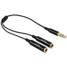 DeLOCK 65356 audio cable 0.25 m 3.5mm 2 x...