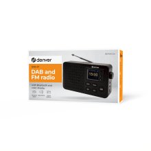 Denver DAB-57 DAB bærbar radio Sort