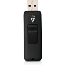 Флешка V7 2GB FLASH DRIVE USB 2.0 чёрный...