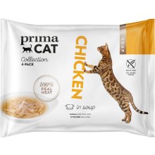 PRIMACAT Soup Chicken in soup 4 x 40 g
