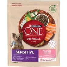 Purina One Mini/Small Sensitive Salmon, rice...