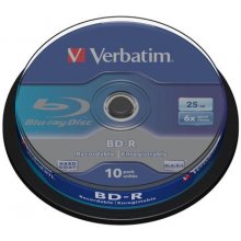 Verbatim BD-R SL 25GB 6 x 10 Pack Spindle 10...