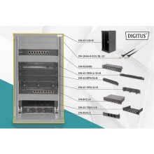 Digitus Network Set - 254 mm (10") - 12U...