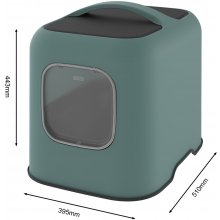 Rotho Biala Green - cat litter box