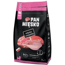 PAN MIĘSKO Veal with quail XS (puppy) - dry...