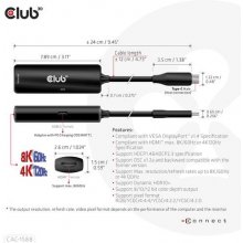 Club 3D Club3D адаптер USB 3.2 Typ C > HDMI...