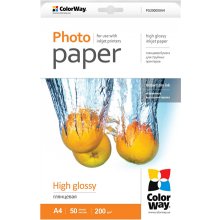 ColorWay Fotopaber A4, 200 g/m², 50 lehte...