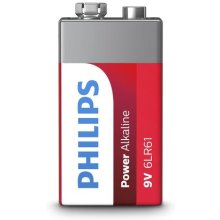 Philips Power Alkaline Battery 6LR61P1B/10
