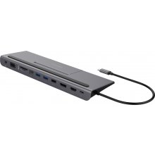 Deltaco Док-станция USB-C VGA / DP / HDMI...