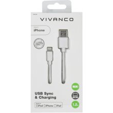 Vivanco кабель Lightning - USB 1.2 м (36299)