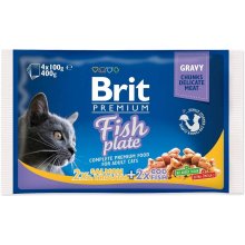 Brit Premium Cat Fish Plate - wet cat food -...