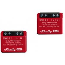 Shelly 1PM Mini Gen3 Smart switch 1P Red