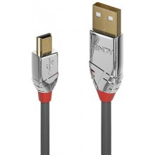 LINDY USB 2.0 Kabel Typ A/Mini-B Cromo Line...
