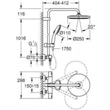 Grohe Vitalio start 250 cube 26677001