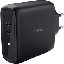 TRUST COMPUTER MAXO 65W 2P USB-C CHARGER BLK