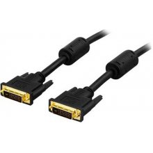 DELTACO DVI-600B DVI cable 3 m DVI-D Black
