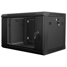 Lanberg WF01-6406-10B rack cabinet 6U Wall...