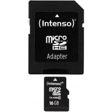 Intenso MEMORY MICRO SDHC 16GB C10/W/ADAPTER...