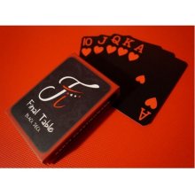 Bicycle Cards Final Table- black Deck