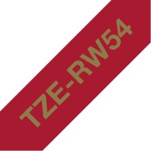 Brother TZE-RW54 label-making tape Gold on...