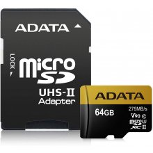 Mälukaart ADATA MEMORY MICRO SDXC 64GB W...