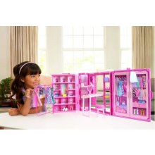 Mattel Barbie Dolls Dream Wardrobe with...