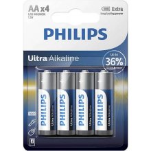 PHILIPS Batteries Ultra Alkaline AA 4pcs...