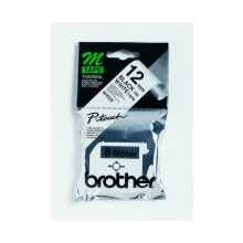 Brother Labelling Tape - 12mm, Black/White...