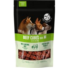 PetRepublic Beef cubes M - dog treat - 100g