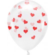 PartyDeco balloon Hearts/eco, 33 cm, 6 pcs