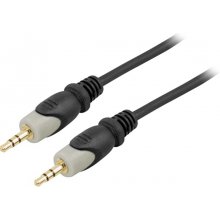 DELTACO Cable audio, 3.5mm-3.5mm, 1.0m...