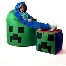 Go Gift Sako bag pouffe Minecraft green XXL...