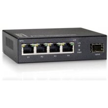 LevelOne 5-Port Gigabit Switch, 1 x SFP