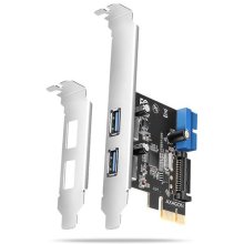 AXAGON PCEU-232RS PCIe controller 2x ext. +...