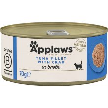 APPLAWS - Cat - Tuna & Crab - in Broth - 70g...