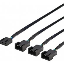 Deltaco SSI-67 cable splitter/combiner Black