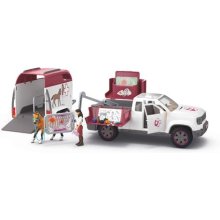 SCHLEICH HORSE CLUB Mobile vet with trailer
