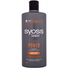 Syoss Men Power Shampoo 440ml - Shampoo for...