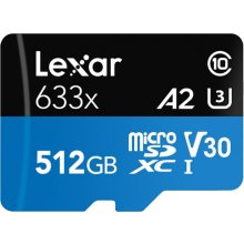 Mälukaart LEXAR MEMORY MICRO SDXC 512GB...