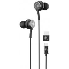 Maxell XC1 USB-C wired headphones with USB-A...