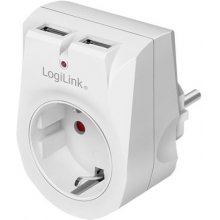 LogiLink Steckdosenadapter 1x CEE 7/3 + 2x...