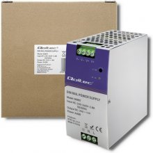 Qoltec DIN rail power supply 240W, 24V, 10A