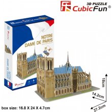 Cubic Fun Puzzle 3D Notre Dame Cathedral