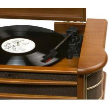 DENVER MCR-50 audio turntable Brown