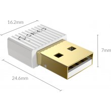 Orico bluetooth adapter 5.0 USB-A, white